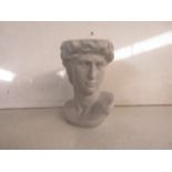 Sass & Belle - Greek Head Large Planter - Good Condition & Boxed.