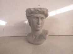 Sass & Belle - Greek Head Large Planter - Good Condition & Boxed.