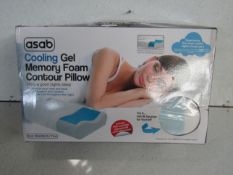 Asab - Cooling Gel Memory Foam Pillow - Boxed.