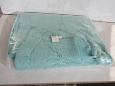 Large Teal Runner Rug - Size Unknown - Packaged.