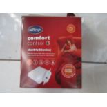 Silentnight - Comfort Control Electric Heated Blanket / Kingsize - Untested & Boxed.