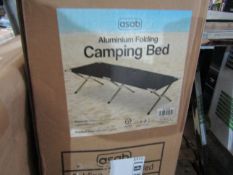 Asab - Folding Camping Bed - Boxed.