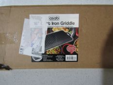 Asab - 16" Cast Iron Griddle Plate - Boxed.