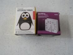 2 Various Kitchen Timers - Boxed.