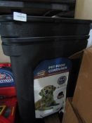 2x 15KG Pet Food Containers - Look In Good Condition.