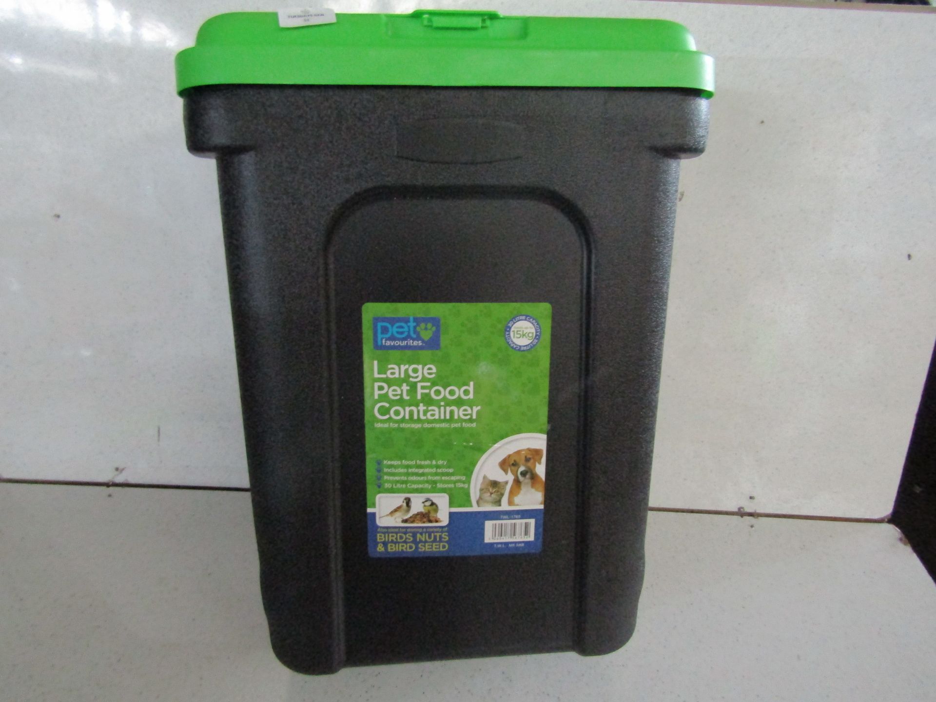 Large 15KG Pet Food Container - Good Condition.