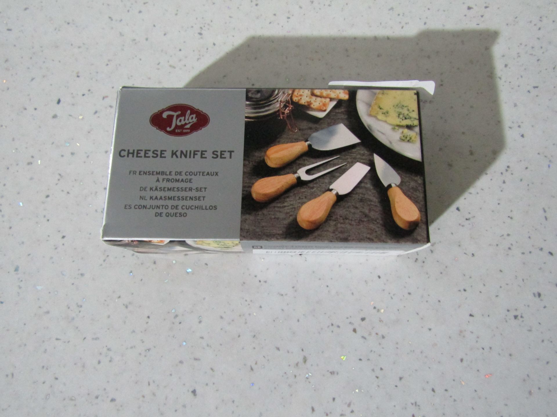 Jala - Stainless Steel 3-Piece Cheese Knife Set - Boxed.