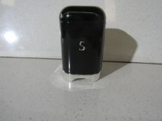 Single Black Sugar Canisters - Good Condition & Boxed.