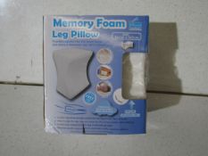 Memory Foam Leg Pillow - Boxed.