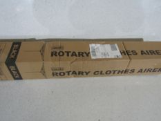 Asab - Black Rotary Clothes Airer - Unchecked & Boxed.