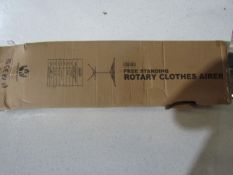 Asab - Freestanding Rotary Clothes Airer - Box Damaged.