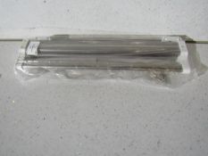 Wall-Mount Stainless Steel Small Clothes Rail - Packaged.