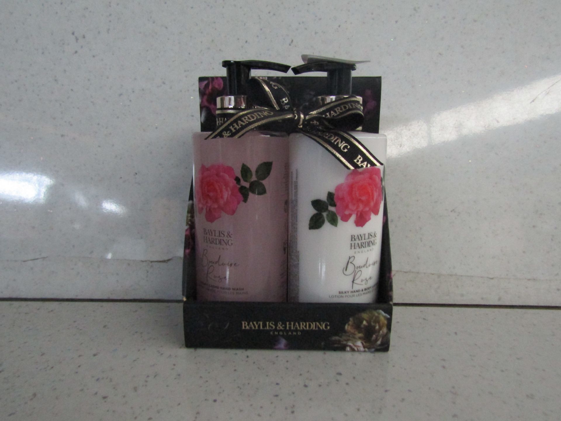 Baylis & Harding - Boudoire Rose Handwash & Hand Body Lotion / 300ml - New & Boxed.