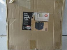 Asab - Folding Shopping Trolley 35KG Capacity - Boxed.