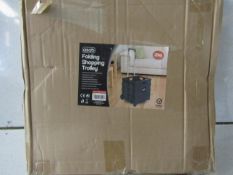 Asab - Folding Shopping Trolley 35KG Capacity - Boxed.