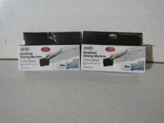 2x Asab - Handheld Sewing Machines - Boxed.