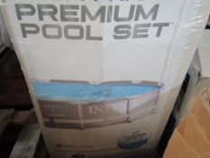 Intex - Prism Frame 3.7mtr above ground pool - Unchecked & Boxed.