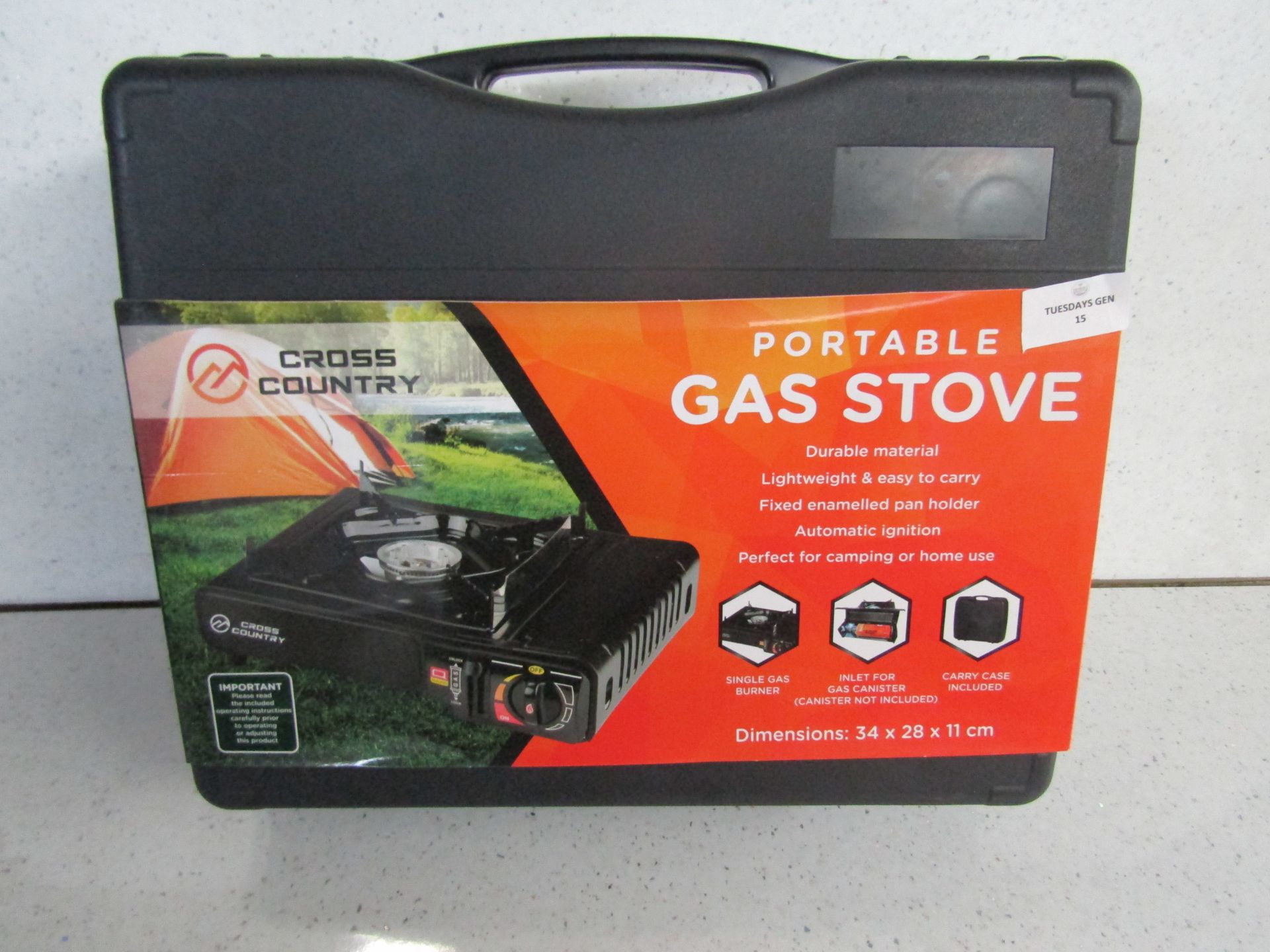 Cross Country - Portable Gas Stove - Looks In Good Condition.