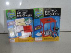 1x Slinky - Electro Magnetix Experiment Set - Boxed. 1x Slinky - Secret Messages Experiment Set -