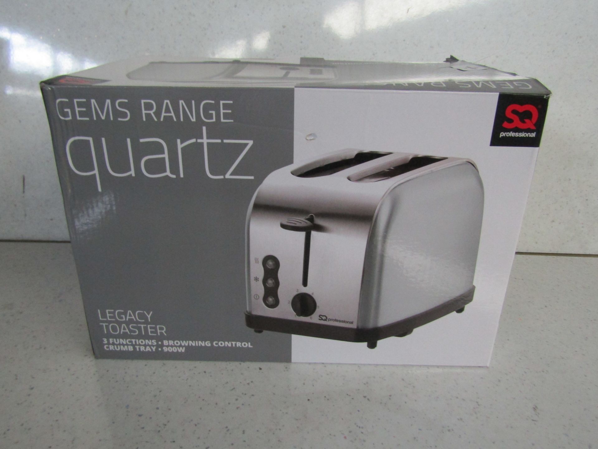 SQProfessional - 2-Slice Legacy Toaster Stainless Steel - Untested & Boxed. - Image 3 of 3