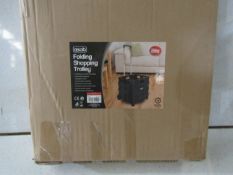 Asab - Folding Shopping Trolley 25KG Capacity - Boxed.