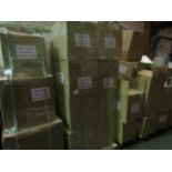 Pallet of Approx 100 Chelsom Light/Lamp Shades. All New & Packaged.Various designs, Colours & Sizes.