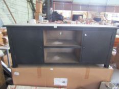 Bradshaw French Country Media Console In Black 1475x405x610mm RRP 899.00