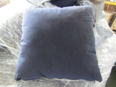 Pair of Indigo Scatter Cushions - Vegan Fabric RRP 69