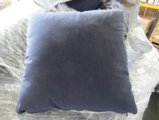 Pair of Indigo Scatter Cushions - Vegan Fabric RRP 69