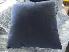 Pair of Indigo Scatter Cushions - Vegan Fabric RRP 69