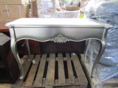 Silver French Style Console Table RRP 279