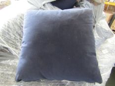 Pair of Indigo Scatter Cushions - Vegan Fabric RRP 69
