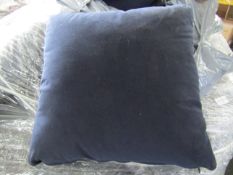 Pair of Indigo Scatter Cushions - Vegan Fabric RRP 69