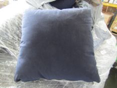 Pair of Indigo Scatter Cushions - Vegan Fabric RRP 69