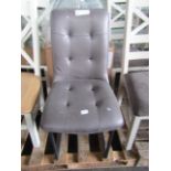 Scs Leather Dining Chair - Good Condition. - PMID: SCS-APM-03034