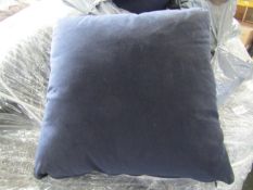 Pair of Indigo Scatter Cushions - Vegan Fabric RRP 69