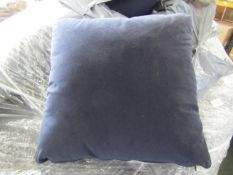 Pair of Indigo Scatter Cushions - Vegan Fabric RRP 69