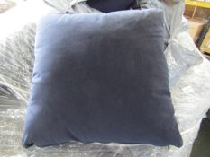 Pair of Indigo Scatter Cushions - Vegan Fabric RRP 69