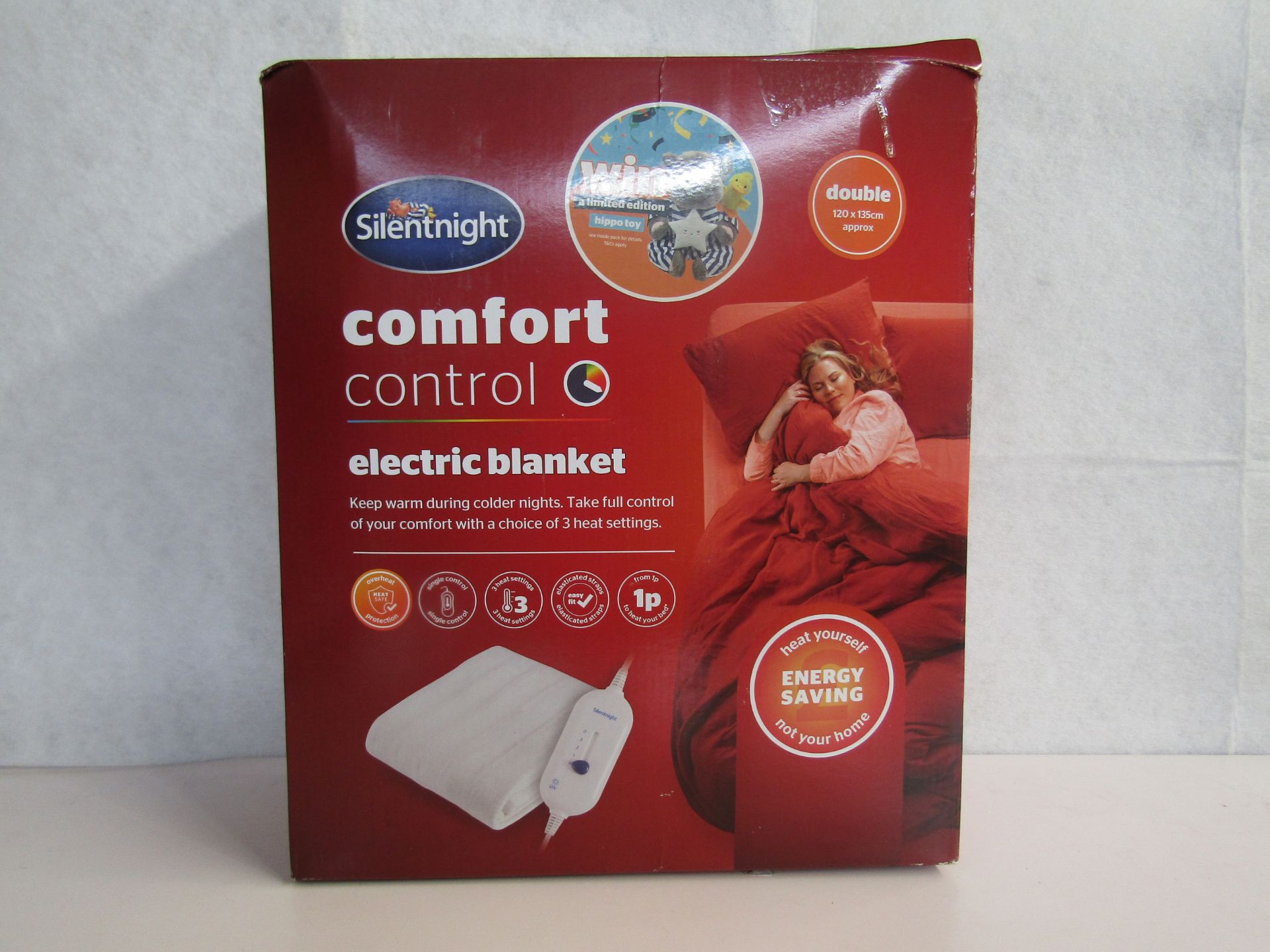 Silentnight - Comfort Control Electric Heated Blacket / Double - Untested & Boxed.