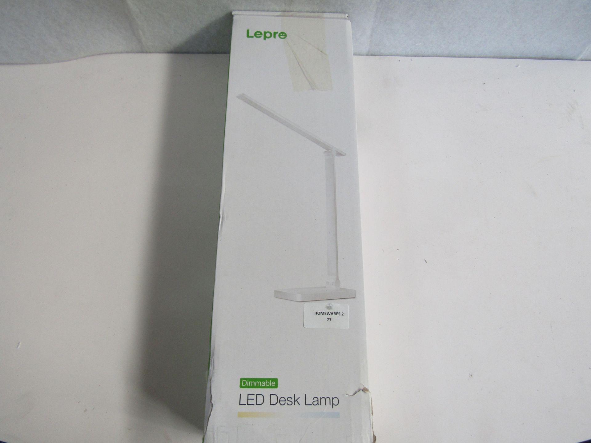 Lepre - Dimmable LED Desk Lamp - Untested & Boxed.