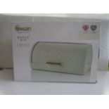 Swan - Gatsby Collection White Breadbin - Unchecked & Boxed.