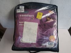 Silentnight - Comfort Control Teddy Fleece Electric Heated Blanket / Double - Untested & Packaged.