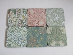 Morris & Co - Set of 6 Coasters - Good Condition.