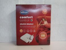 Silentnight - Comfort Control Electric Heated Blacket / Single - Untested & Boxed.