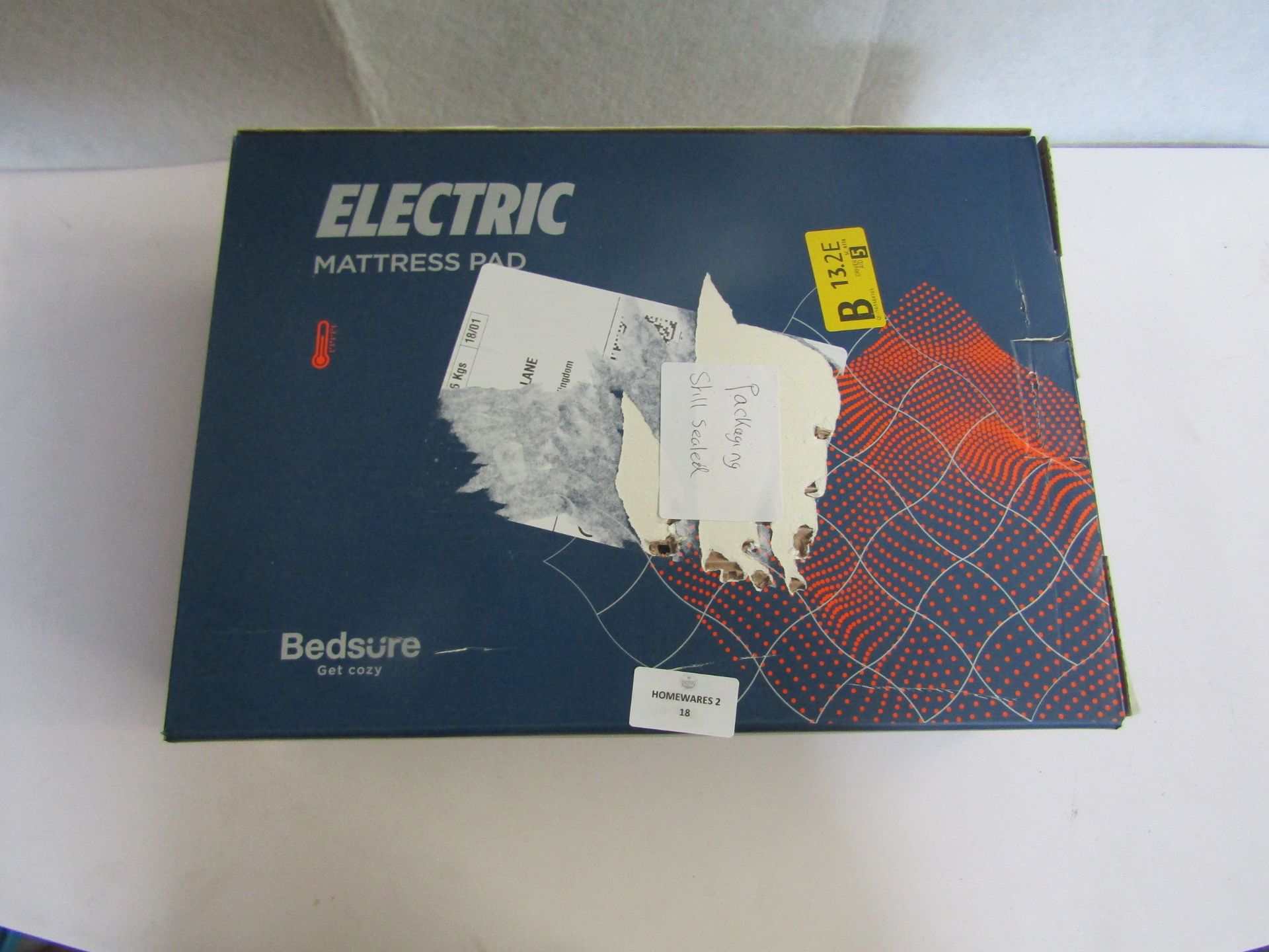 Bedsure - Electric Heated Mattress Pad - Double - Powers On & Boxed.
