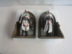 Assassins Creed - Altair & Ezio Ornament Bookends - Good Condition & Boxed.
