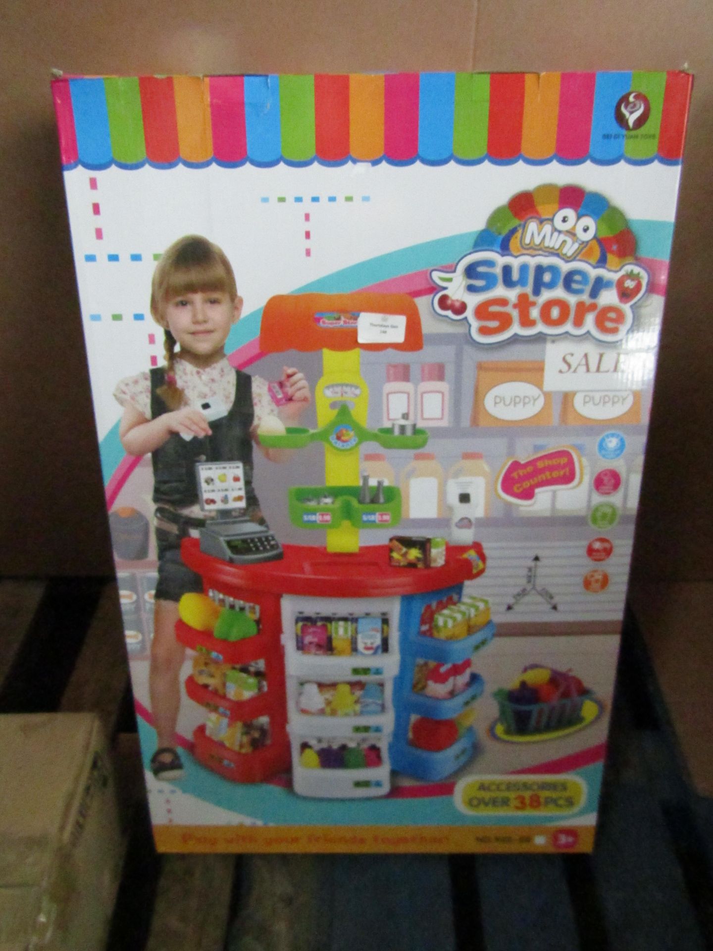 Kids Mini Super Store Shop Counter - Unchecked Show Room Sample.