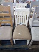 Gallery Direct Cookham Dining Chairs Grey x 2 from IOLiving RRP 675.00 About the Product(s) Wooden