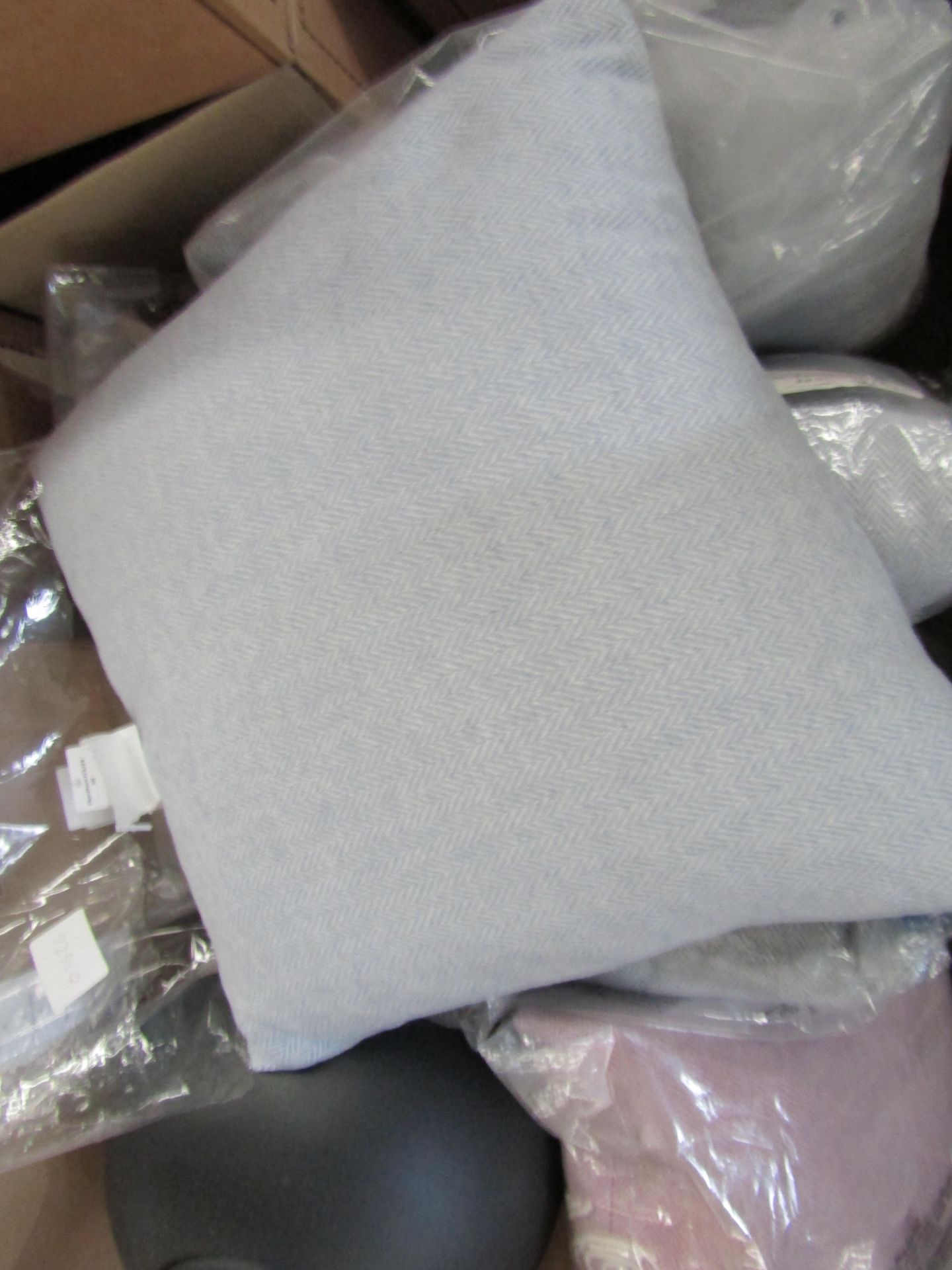 Blush & Blue Cushion 43 X 43cm Blush & Blue Hampstead Light Blue RRP 85About the Product(s)Introduce