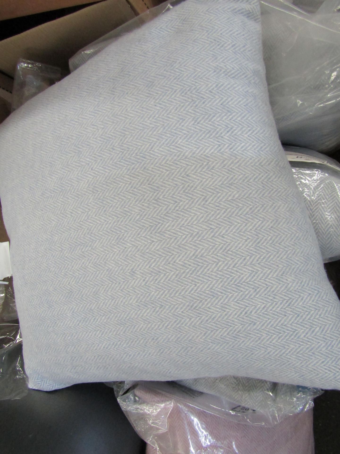 Blush & Blue Cushion 43 X 43cm Blush & Blue Hampstead Light Blue RRP 85About the Product(s)Introduce